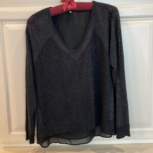 🍀 lucky brand glitter sweater